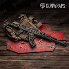 Old School Duck Militant Green Gun Skin Vinyl Wrap