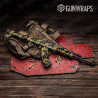 Old School Duck Militant Yellow Gun Skin Vinyl Wrap