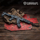 Old School Duck Navy Gun Skin Vinyl Wrap