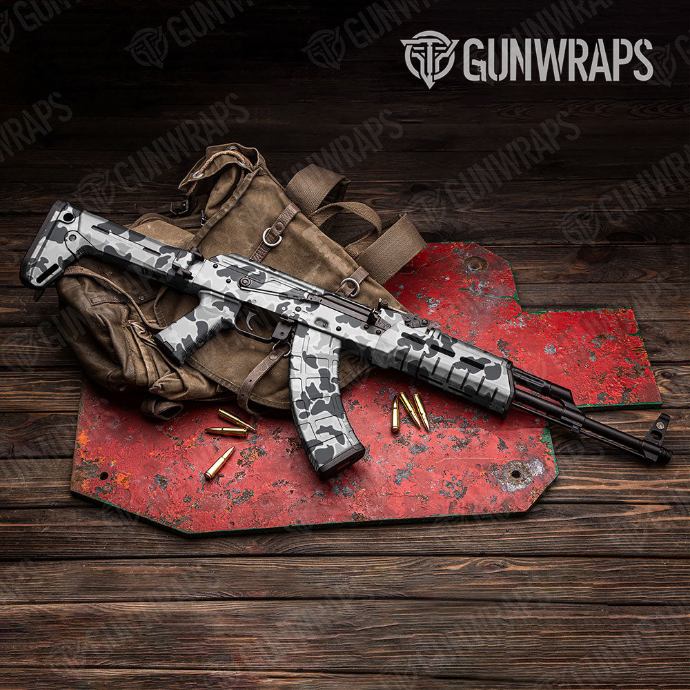 Old School Duck Snow Gun Skin Vinyl Wrap
