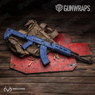 AK-47 Realtree Aspect Royal Blue Camo Gun Skin Vinyl Wrap