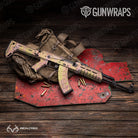 AK 47 Realtree WAV3 Strawberry Lemonade Camo Gun Skin Vinyl Wrap