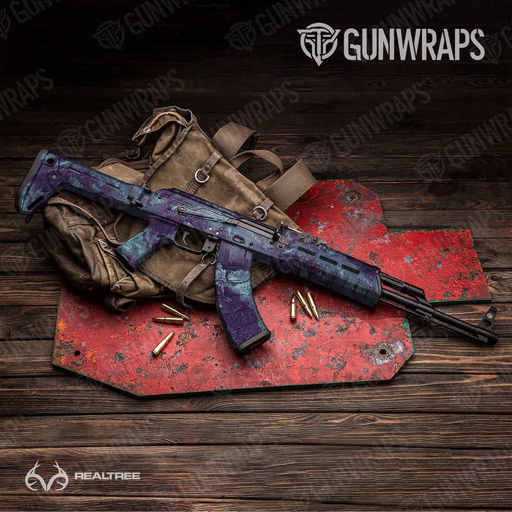 AK 47 Realtree XTREME Frozen Grape Camo Gun Skin Vinyl Wrap