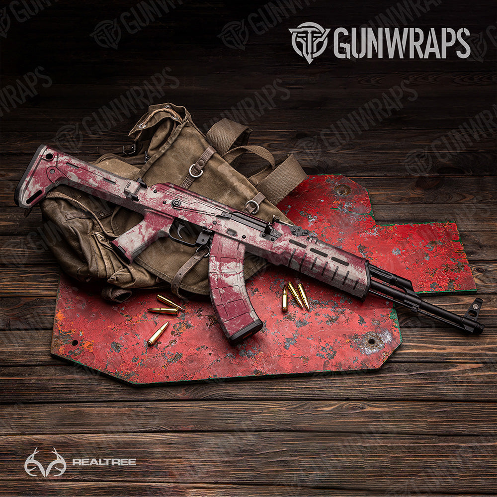 AK 47 Realtree XTREME Viva Magenta Camo Gun Skin Vinyl Wrap