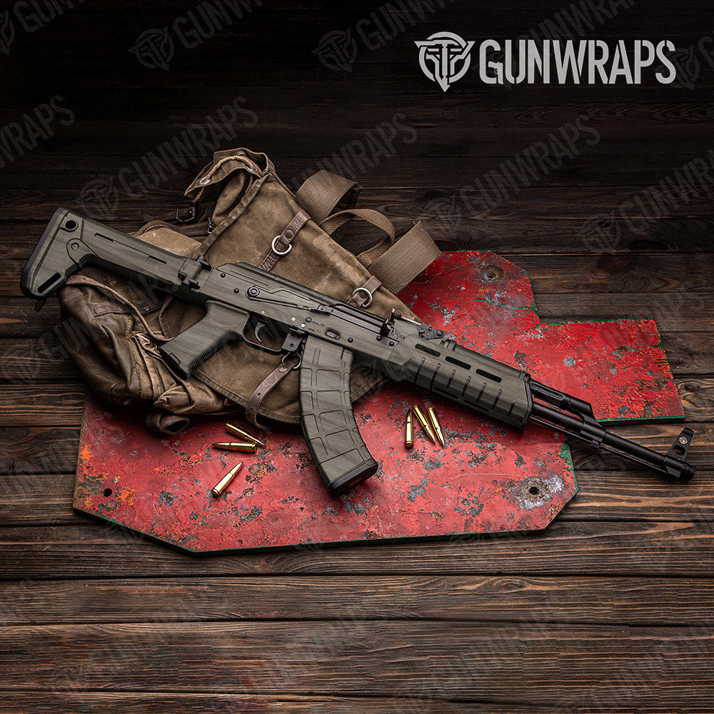 Woodgrain Washington Gun Skin Vinyl Wrap