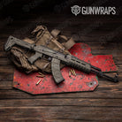 Woodgrain Washington Gun Skin Vinyl Wrap