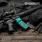 AR-15 Mag & Mag Well Realtree XTRA Colors Tiffany Blue Camo Gun Skin Vinyl Wrap