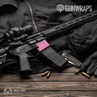 AR-15 Mag Well Realtree Fishing Pink Camo Gun Skin Vinyl Wrap
