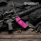 Old School Duck Elite Magenta AR-15 Mag & Mag Well Gun Skin Vinyl Wrap