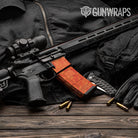 Old School Duck Elite Orange AR-15 Mag & Mag Well Gun Skin Vinyl Wrap