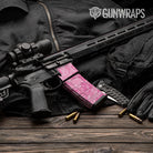 Old School Duck Elite Pink AR-15 Mag & Mag Well Gun Skin Vinyl Wrap