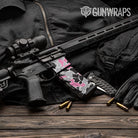 Old School Duck Pink Tiger AR-15 Mag & Mag Well Gun Skin Vinyl Wrap