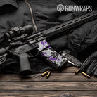 Old School Duck Purple Tiger AR-15 Mag & Mag Well Gun Skin Vinyl Wrap