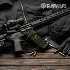 Vivid Hex Green AR-15 Mag & Mag Well Gun Skin Vinyl Wrap
