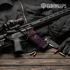 Vivid Hex Magenta AR-15 Mag & Mag Well Gun Skin Vinyl Wrap