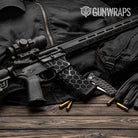 Vivid Hex White AR-15 Mag & Mag Well Gun Skin Vinyl Wrap