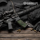 Old School Duck Army Dark Green AR-15 Mag Gun Skin Vinyl Wrap