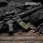 Old School Duck Army Green AR-15 Mag Gun Skin Vinyl Wrap