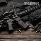 Old School Duck Blue Copper AR-15 Mag Gun Skin Vinyl Wrap