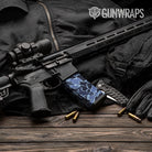 Old School Duck Blue Urban Night AR-15 Mag Gun Skin Vinyl Wrap