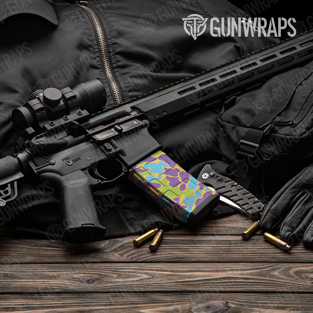 Old School Duck Carnival AR-15 Mag Gun Skin Vinyl Wrap