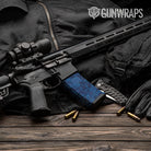 Old School Duck Elite Blue AR-15 Mag Gun Skin Vinyl Wrap