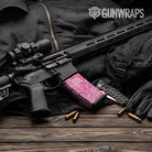 Old School Duck Elite Pink AR-15 Mag Gun Skin Vinyl Wrap