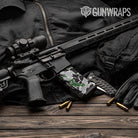Old School Duck Green Tiger AR-15 Mag Gun Skin Vinyl Wrap