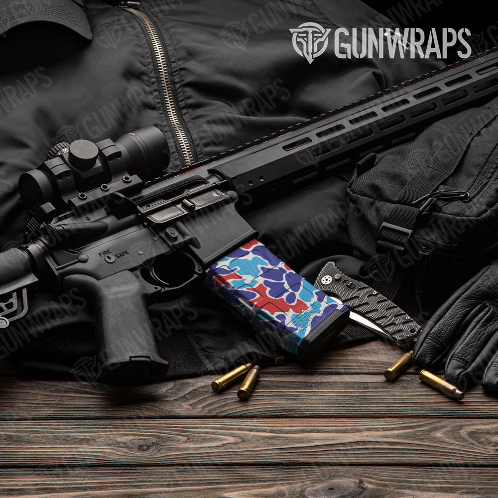 Old School Duck M Series AR-15 Mag Gun Skin Vinyl Wrap