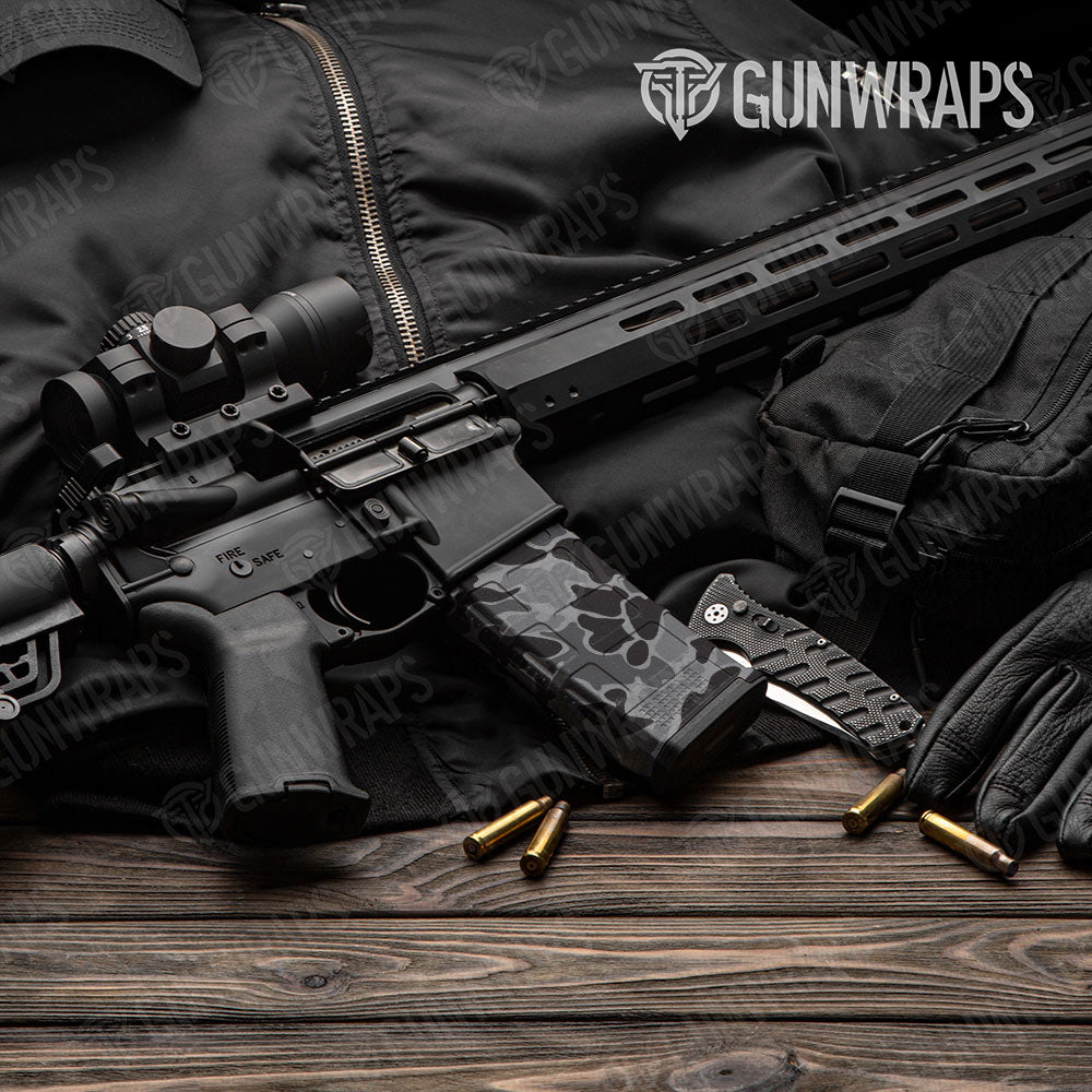 Old School Duck Midnight AR-15 Mag Gun Skin Vinyl Wrap