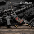 Old School Duck Militant Red AR-15 Mag Gun Skin Vinyl Wrap