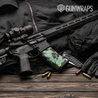 Old School Duck Mint Chocolate Chip AR-15 Mag Gun Skin Vinyl Wrap