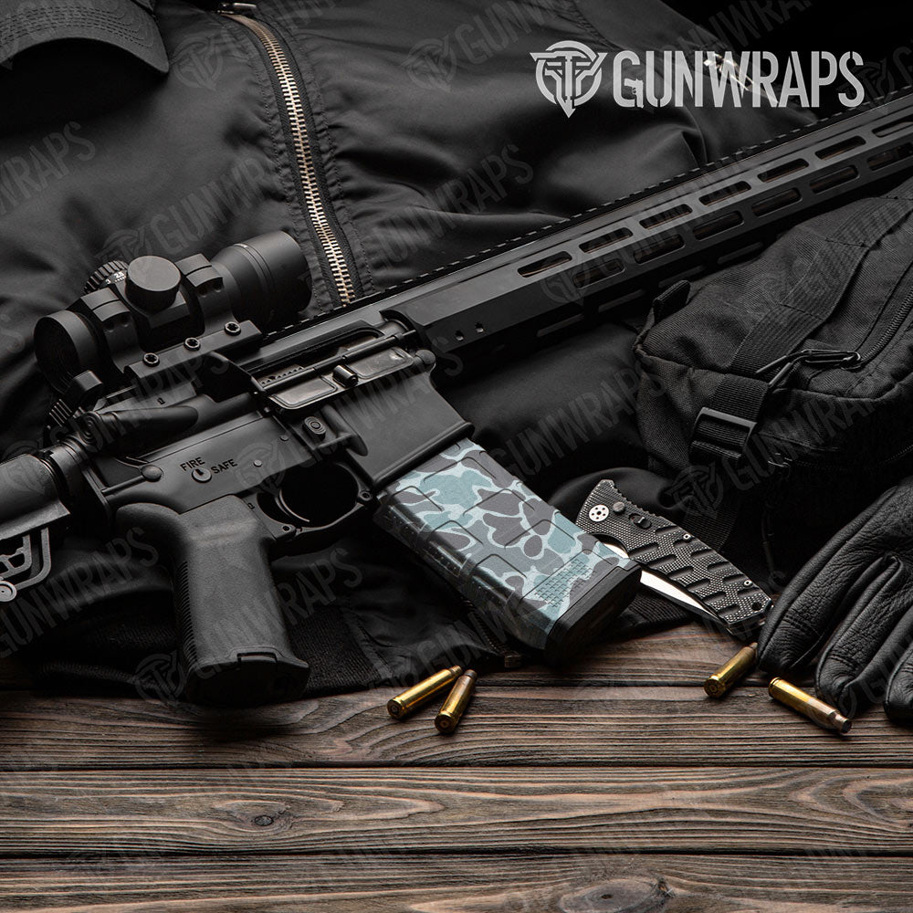 Old School Duck Overcast AR-15 Mag Gun Skin Vinyl Wrap