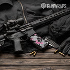 Old School Duck Pink Tiger AR-15 Mag Gun Skin Vinyl Wrap