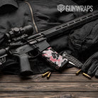 Old School Duck Pink AR-15 Mag Gun Skin Vinyl Wrap