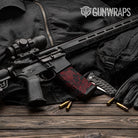 Old School Duck Vampire Red AR-15 Mag Gun Skin Vinyl Wrap