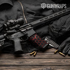 Vivid Hex Red AR-15 Mag Gun Skin Vinyl Wrap