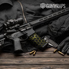Vivid Hex Yellow AR-15 Mag Gun Skin Vinyl Wrap