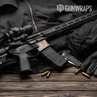 Old School Duck Desert AR-15 Mag Well Gun Skin Vinyl Wrap