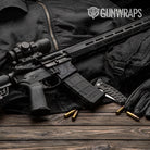Old School Duck Elite Black AR-15 Mag Well Gun Skin Vinyl Wrap