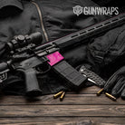 Old School Duck Elite Magenta AR-15 Mag Well Gun Skin Vinyl Wrap