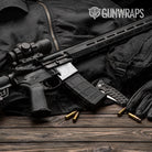 Old School Duck Elite White AR-15 Mag Well Gun Skin Vinyl Wrap