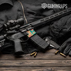 Old School Duck Fiesta AR-15 Mag Well Gun Skin Vinyl Wrap