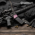 Old School Duck Floral AR-15 Mag Well Gun Skin Vinyl Wrap