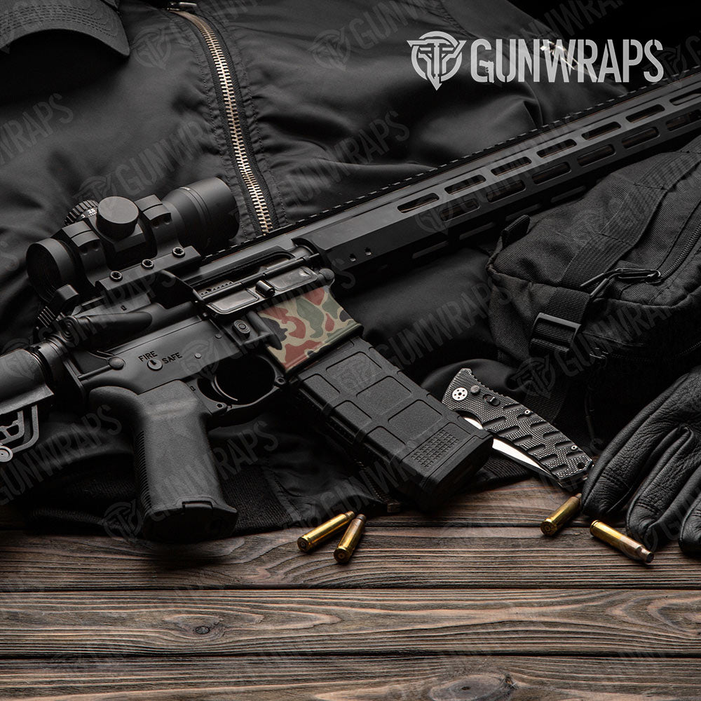 Old School Duck Militant Copper AR-15 Mag Well Gun Skin Vinyl Wrap