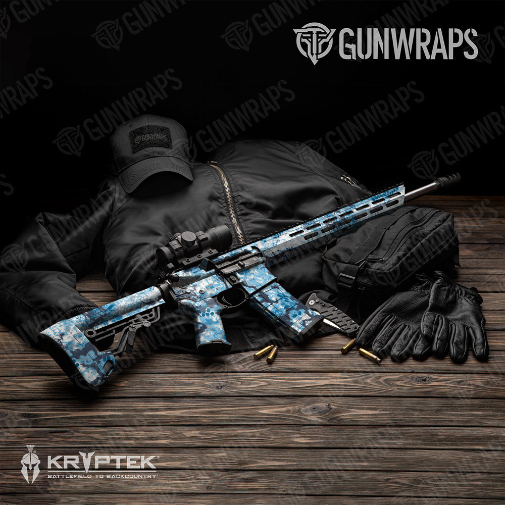 AR 15 Kryptek Obskura Litus Camo Gun Skin Vinyl Wrap
