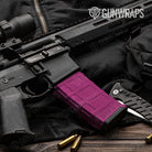 AR 15 Mag Hex Electric Magenta Gun Skin Vinyl Wrap