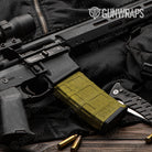 AR 15 Mag Hex Electric Yellow Gun Skin Vinyl Wrap