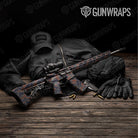 Old School Duck Blue Copper Gun Skin Vinyl Wrap