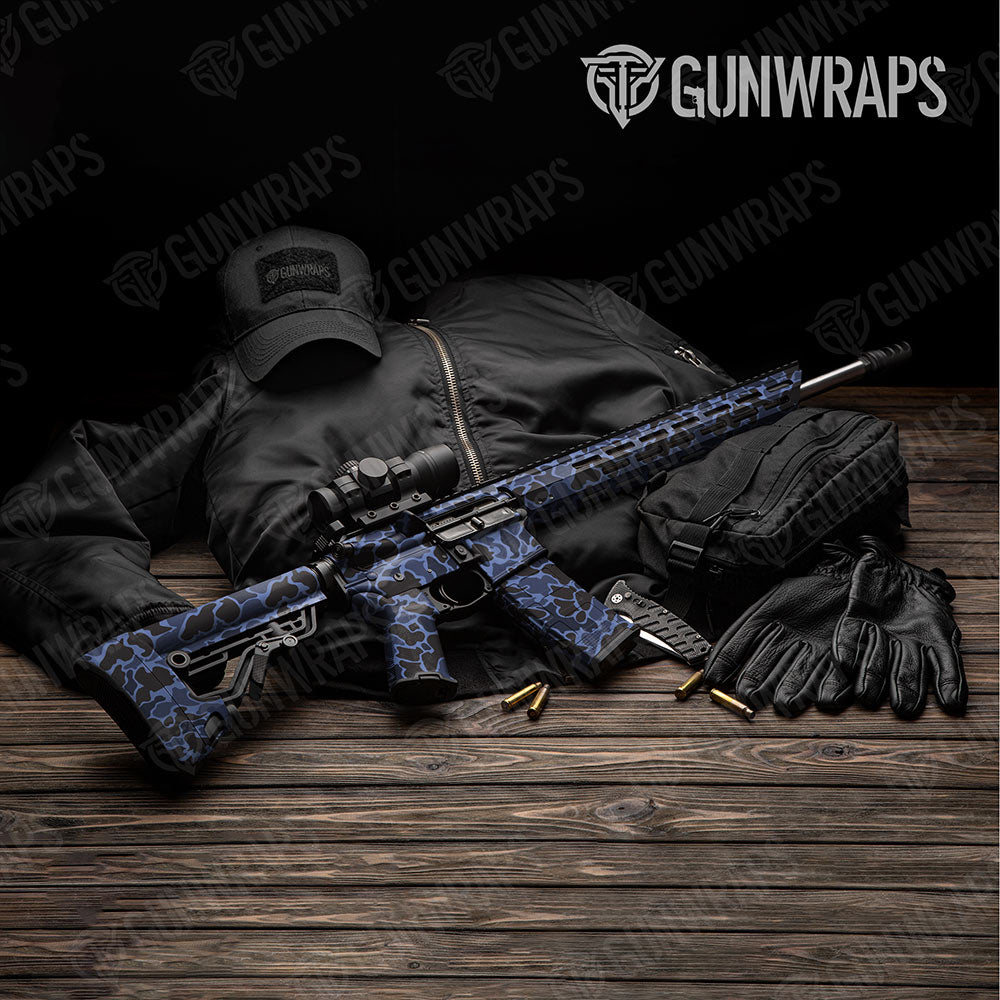 Old School Duck Blue Midnight Gun Skin Vinyl Wrap
